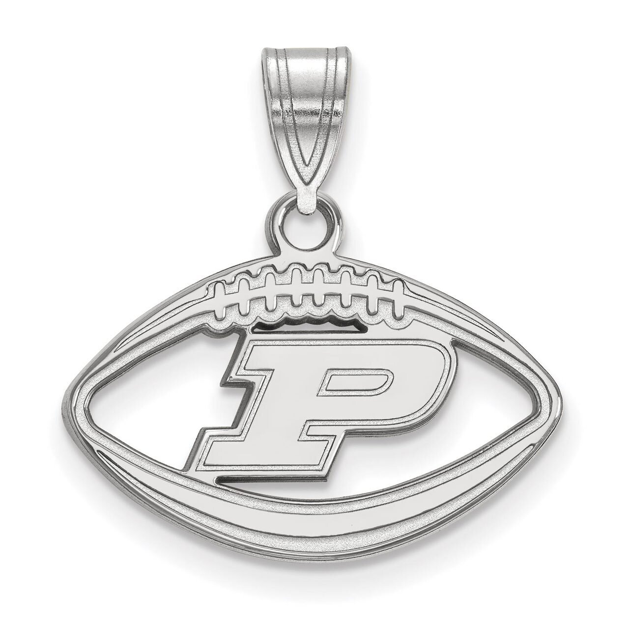 Purdue Pendant in Football Sterling Silver SS018PU, MPN: SS018PU, 886774696003