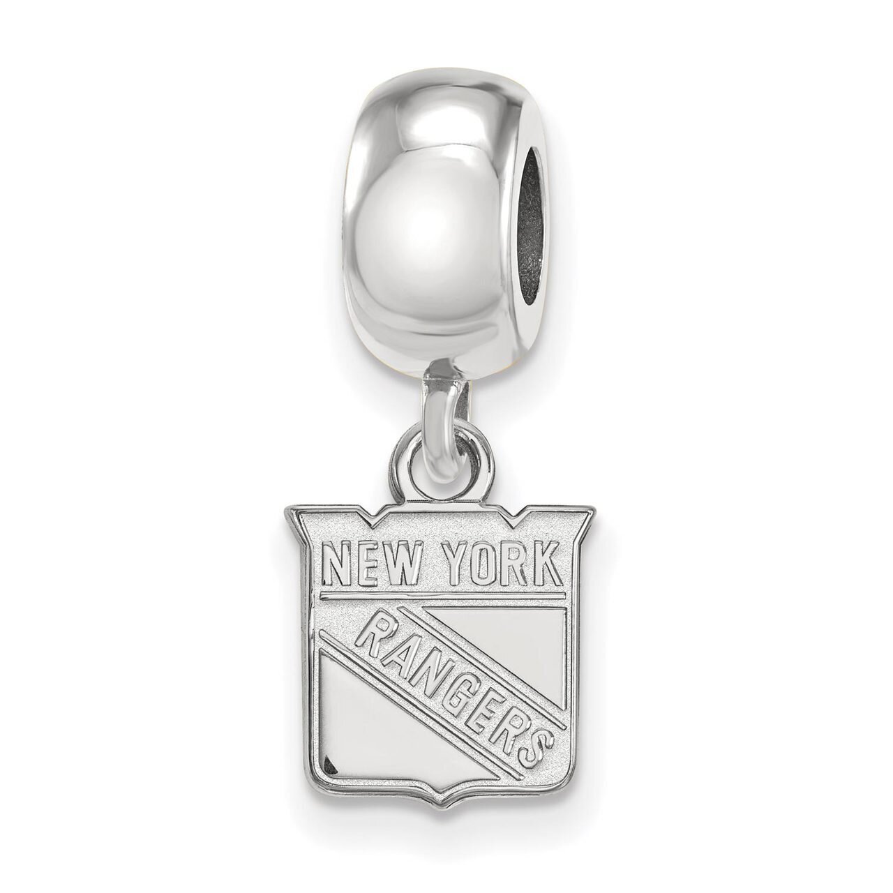 New York Rangers Bead Charm x-Small Dangle Sterling Silver SS018RNG