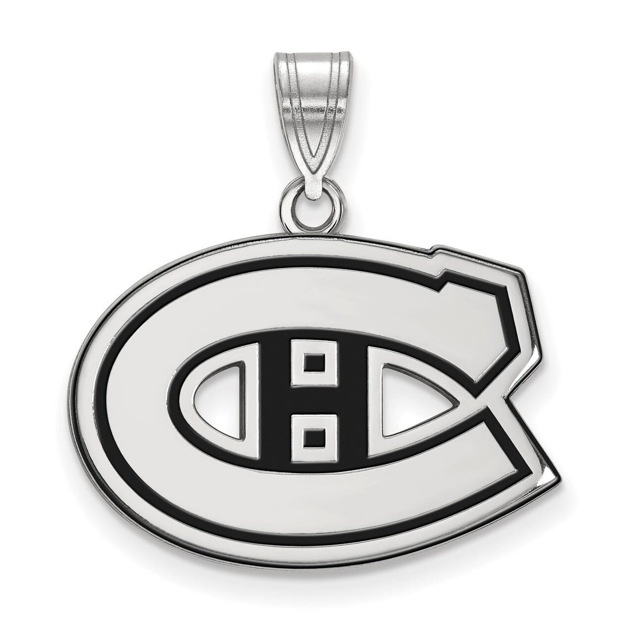 Montreal Canadiens Medium Enamel Pendant Sterling Silver SS019CAN, MPN: SS019CAN, 886774747767