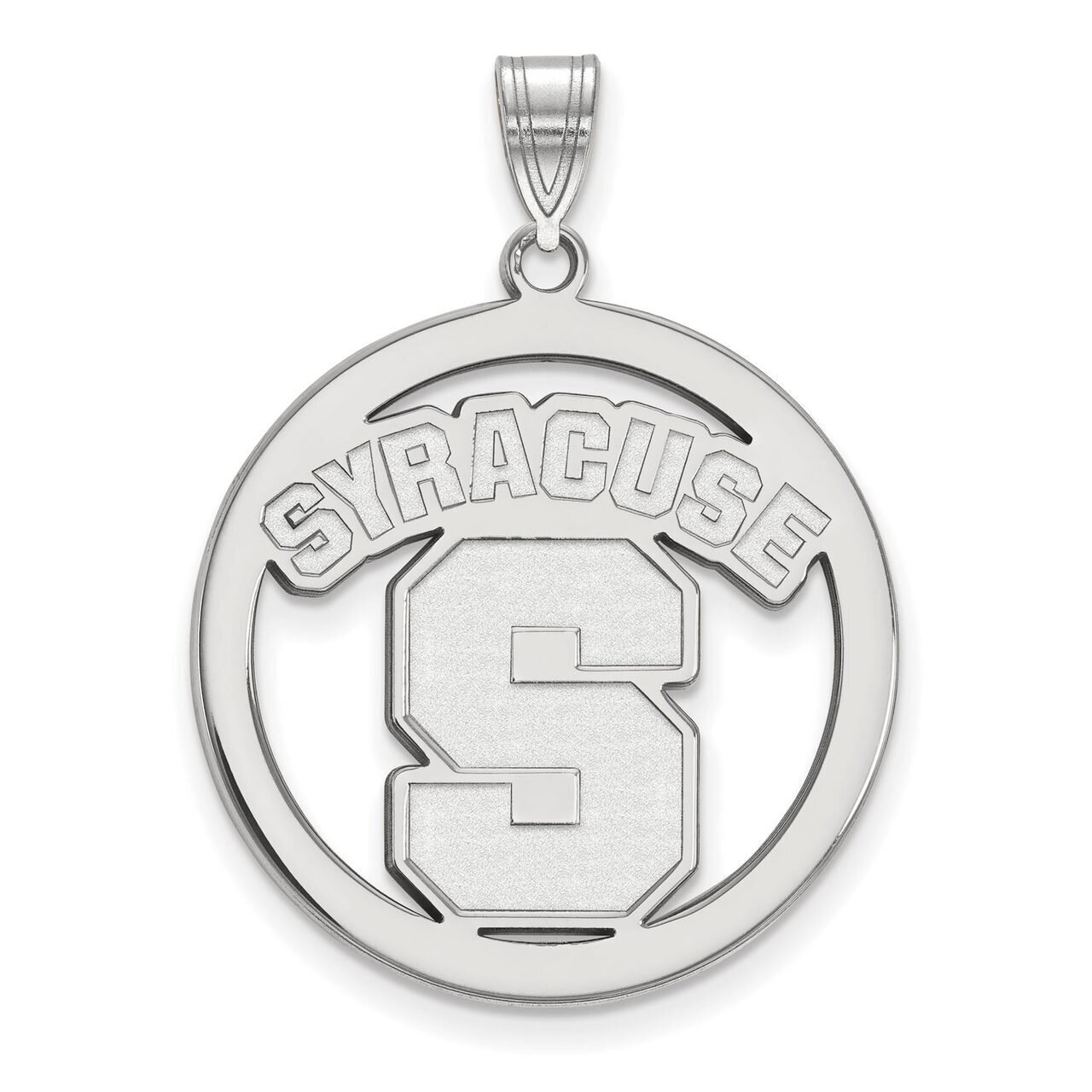 Syracuse University L Pendant in Circle Sterling Silver SS019SYU, MPN: SS019SYU, 886774699073