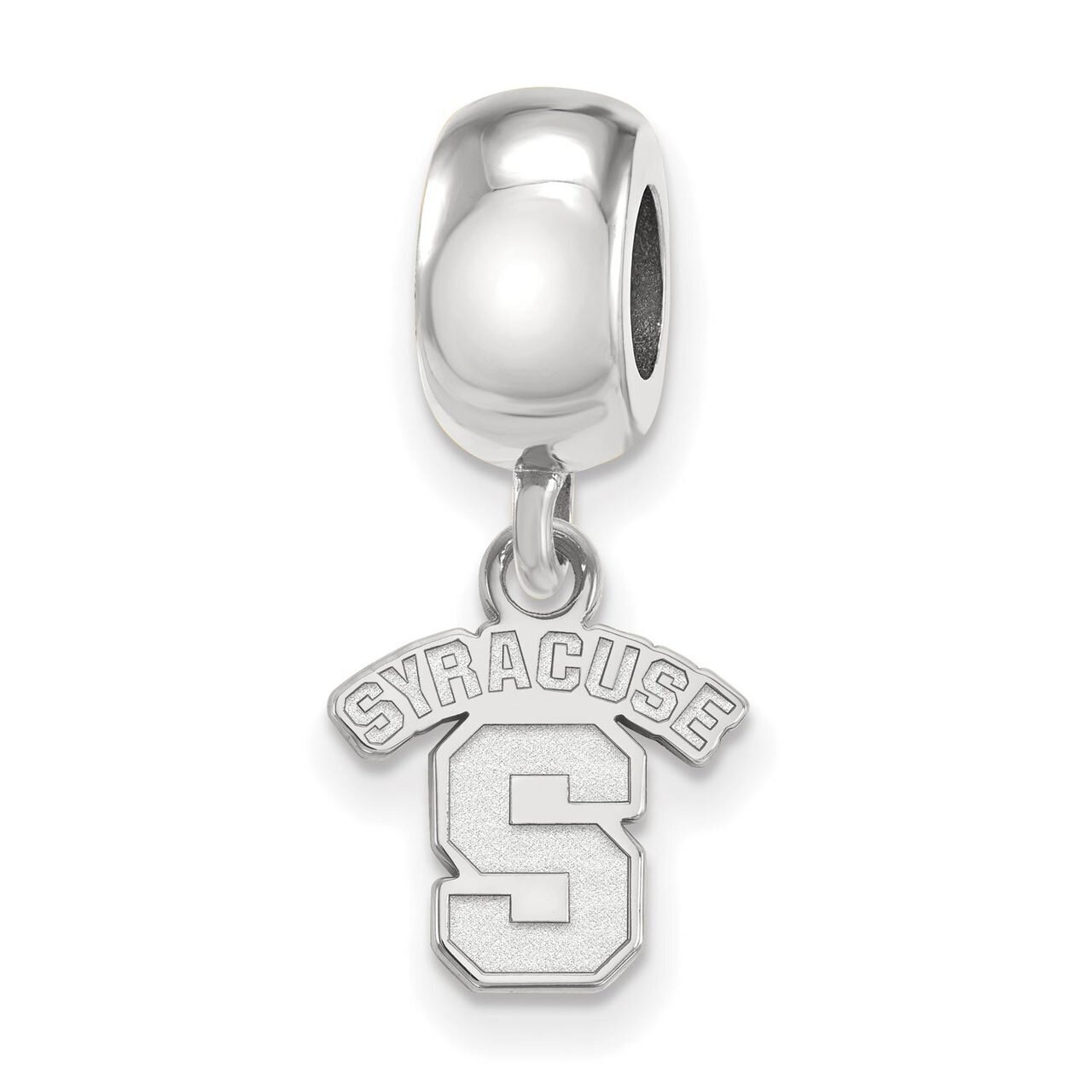 Syracuse University Bead Charm x-Small Dangle Sterling Silver SS020SYU