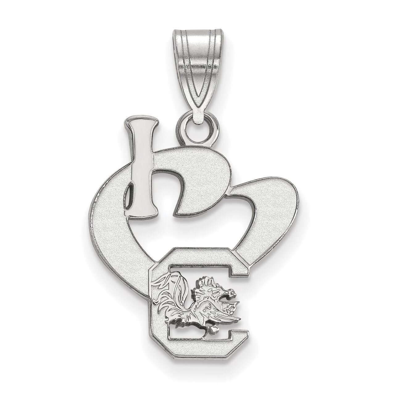 University of South Carolina Large I love Logo Pendant Sterling Silver SS020USO, MPN: SS020USO, 886…