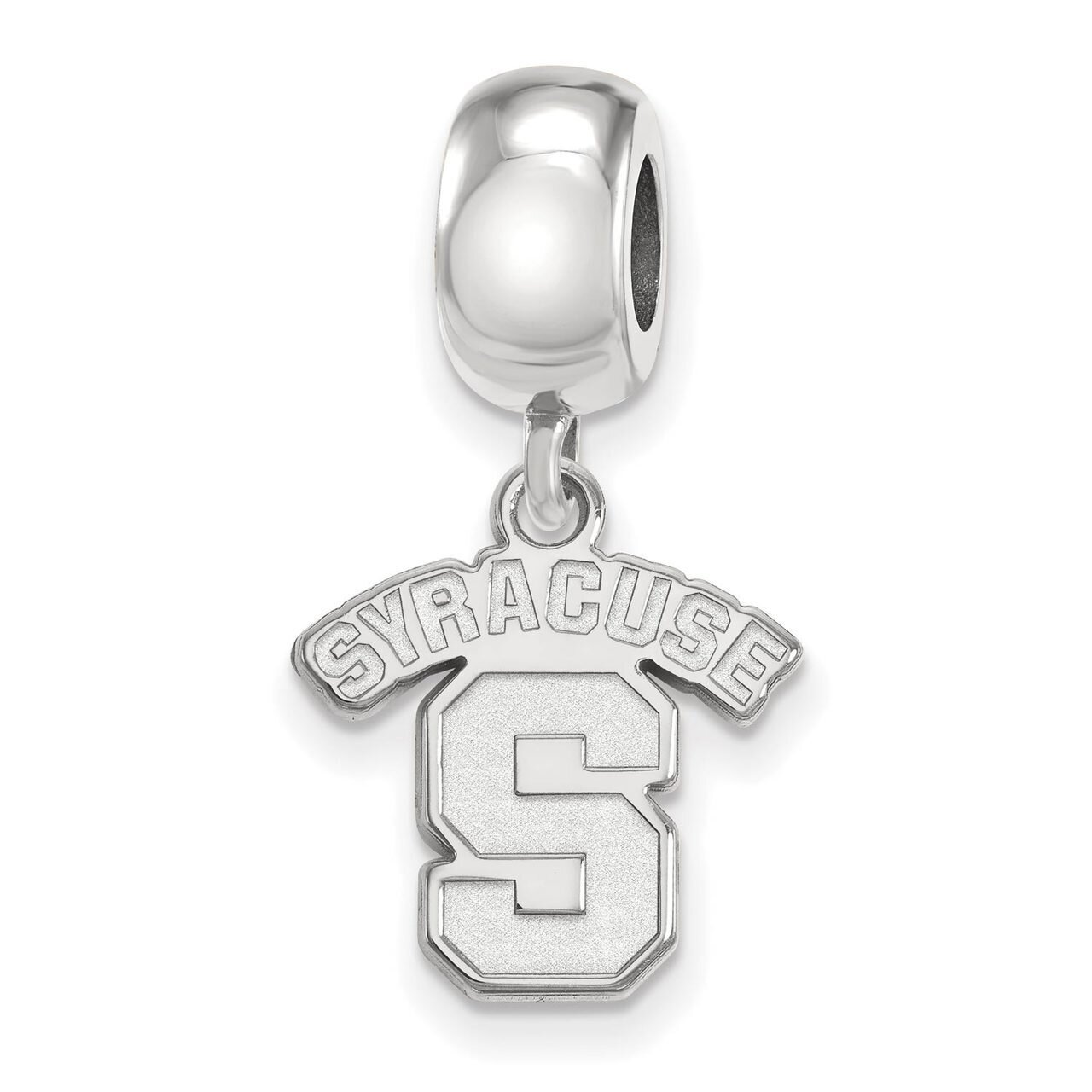 Syracuse University Bead Charm Small Dangle Sterling Silver SS021SYU, MPN: SS021SYU, 886774698939