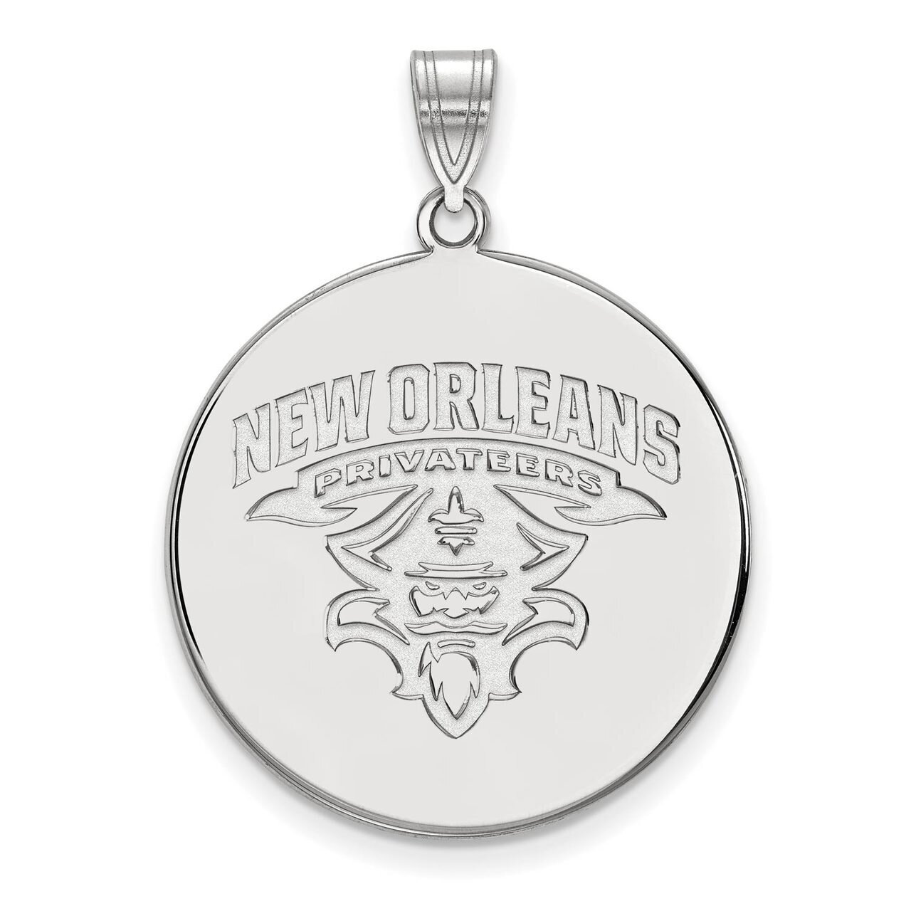 University of New Orleans x-Large Disc Pendant Sterling Silver SS022UNO, MPN: SS022UNO, 886774714219