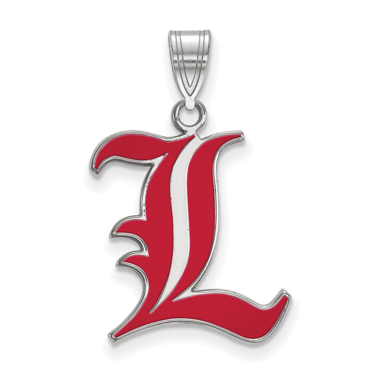 University of Louisville Large Enamel Pendant Sterling Silver SS026UL, MPN: SS026UL, 886774710099