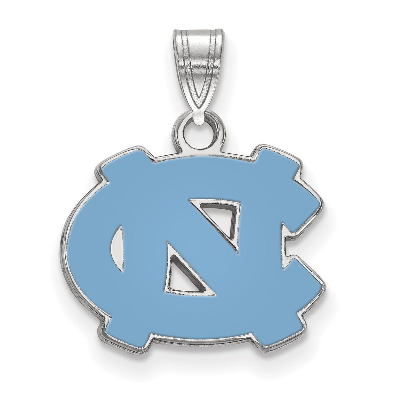 University of North Carolina Small Enamel Pendant Sterling Silver SS026UNC, MPN: SS026UNC, 88677472…