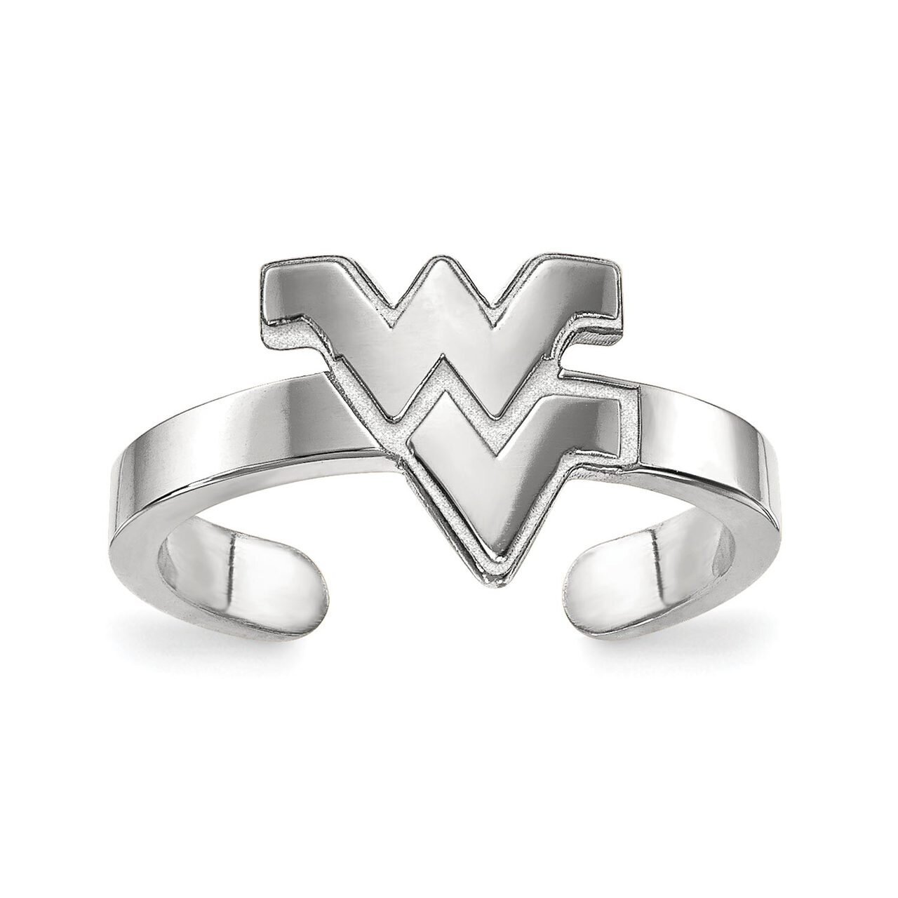 West Virginia University Toe Ring Sterling Silver SS029WVU, MPN: SS029WVU, 886774721811