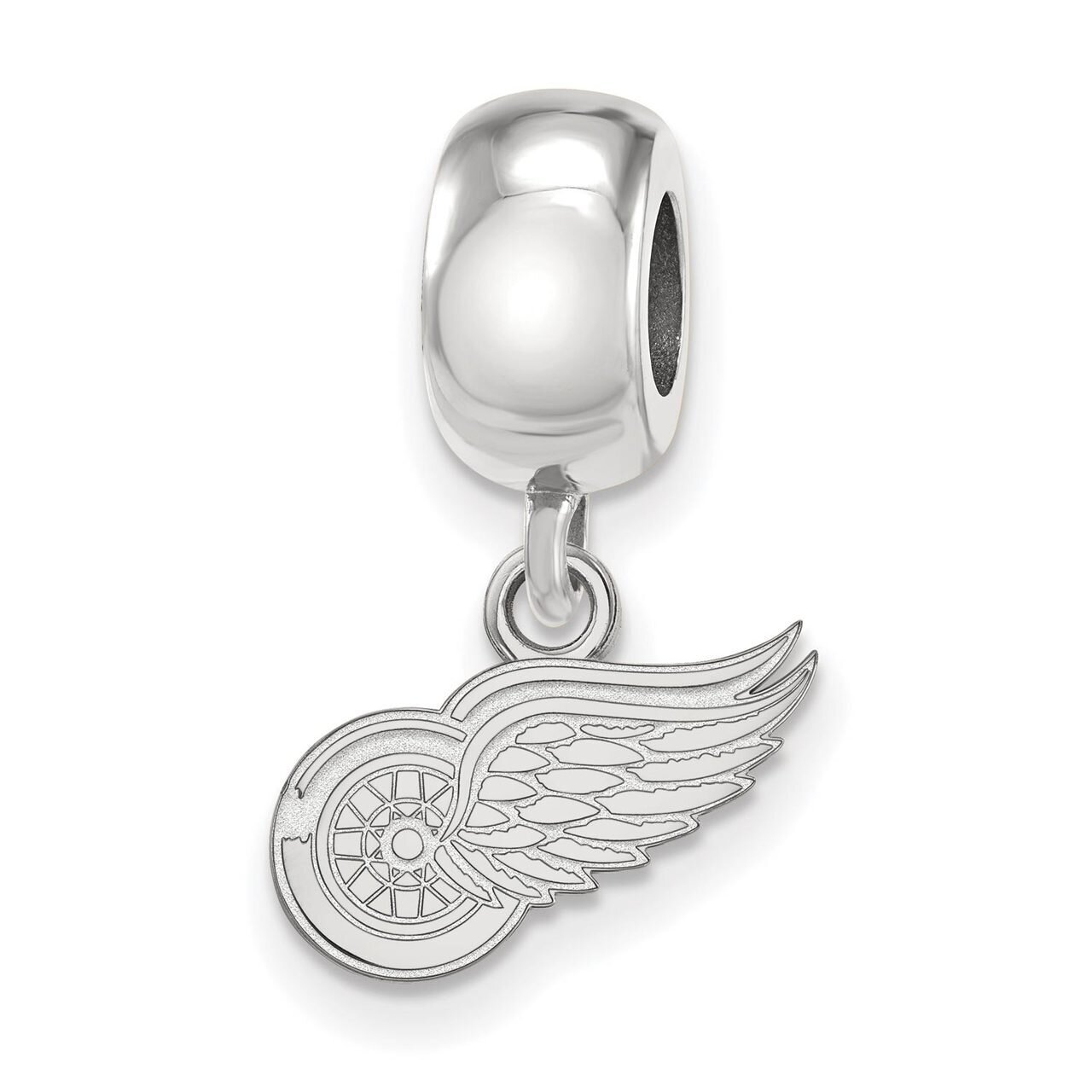 Detroit Red Wings Bead Charm x-Small Dangle Sterling Silver SS030RWI