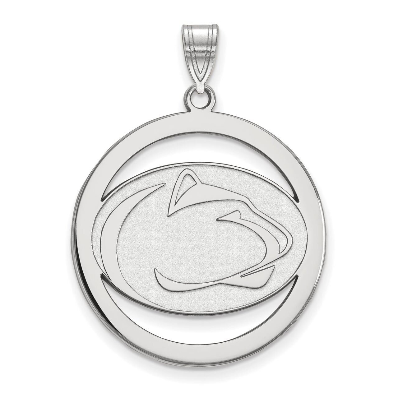 Penn State University L Pendant in Circle Sterling Silver SS033PSU, MPN: SS033PSU, 886774695365