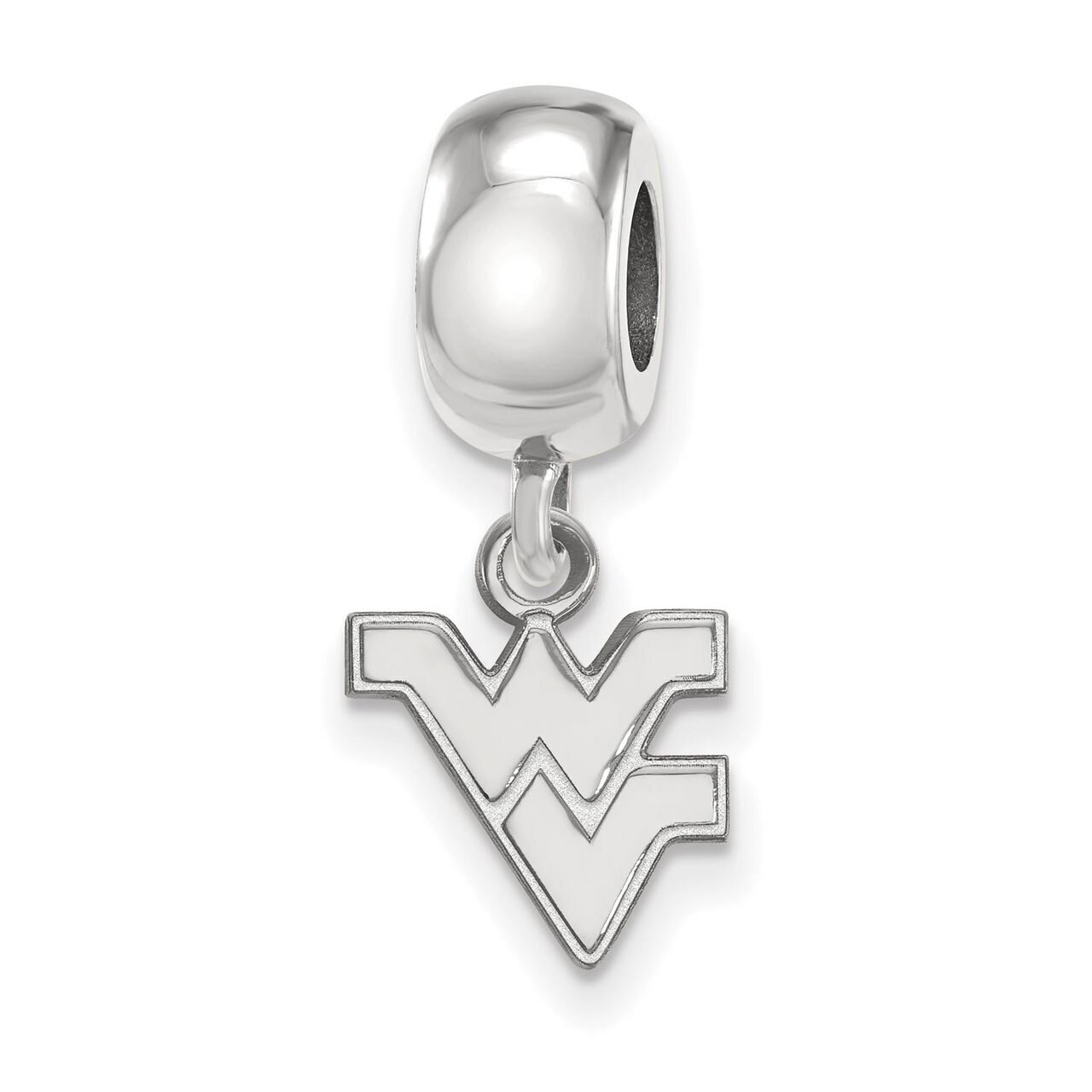West Virginia University Bead Charm x-Small Dangle Sterling Silver SS035WVU, MPN: SS035WVU, 8867747…
