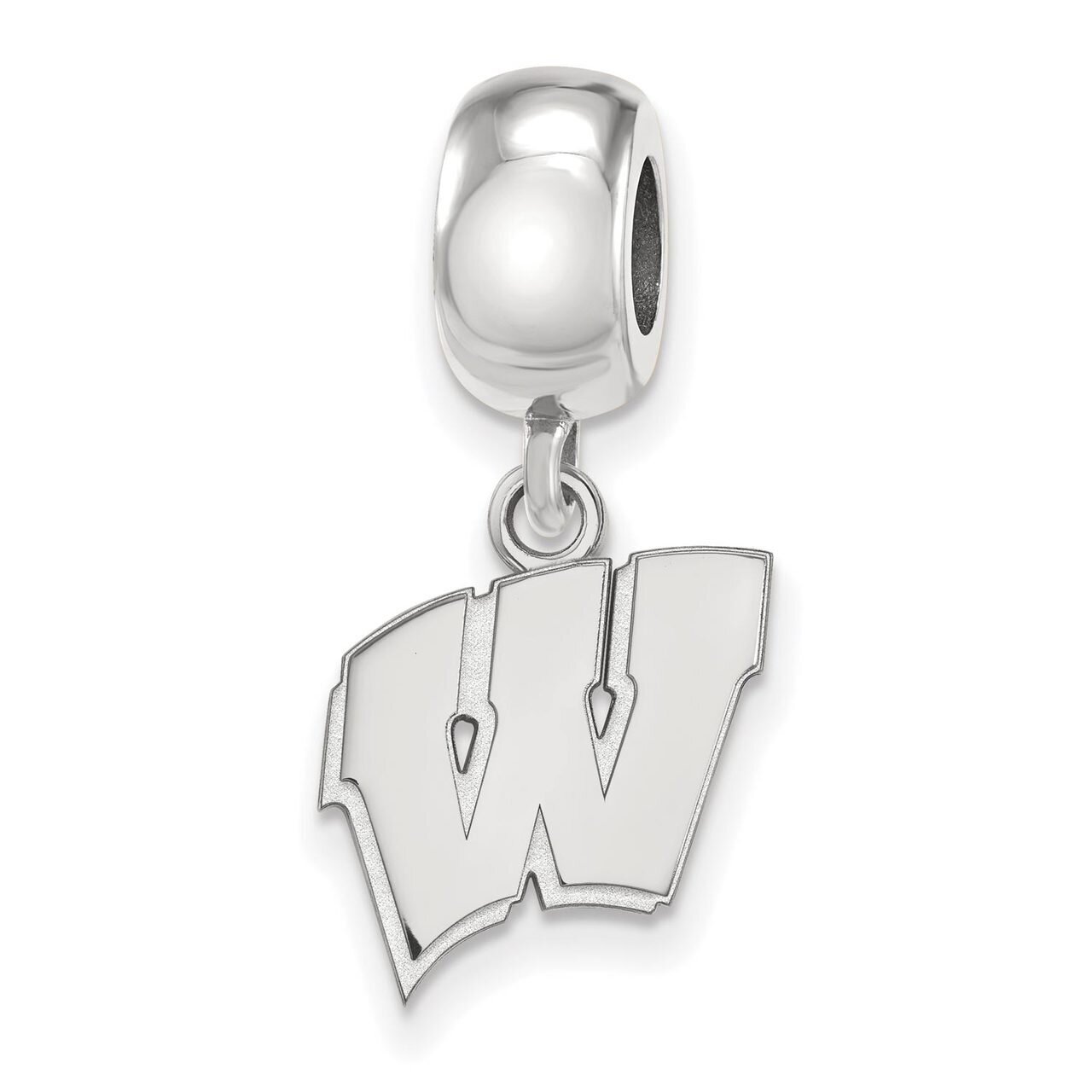 University of Wisconsin Bead Charm Small Dangle Sterling Silver SS036UWI, MPN: SS036UWI, 8867747254…