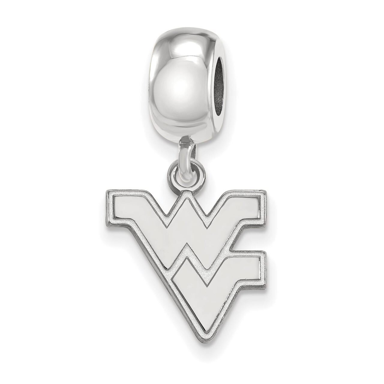 West Virginia University Bead Charm Small Dangle Sterling Silver SS036WVU, MPN: SS036WVU, 886774722…