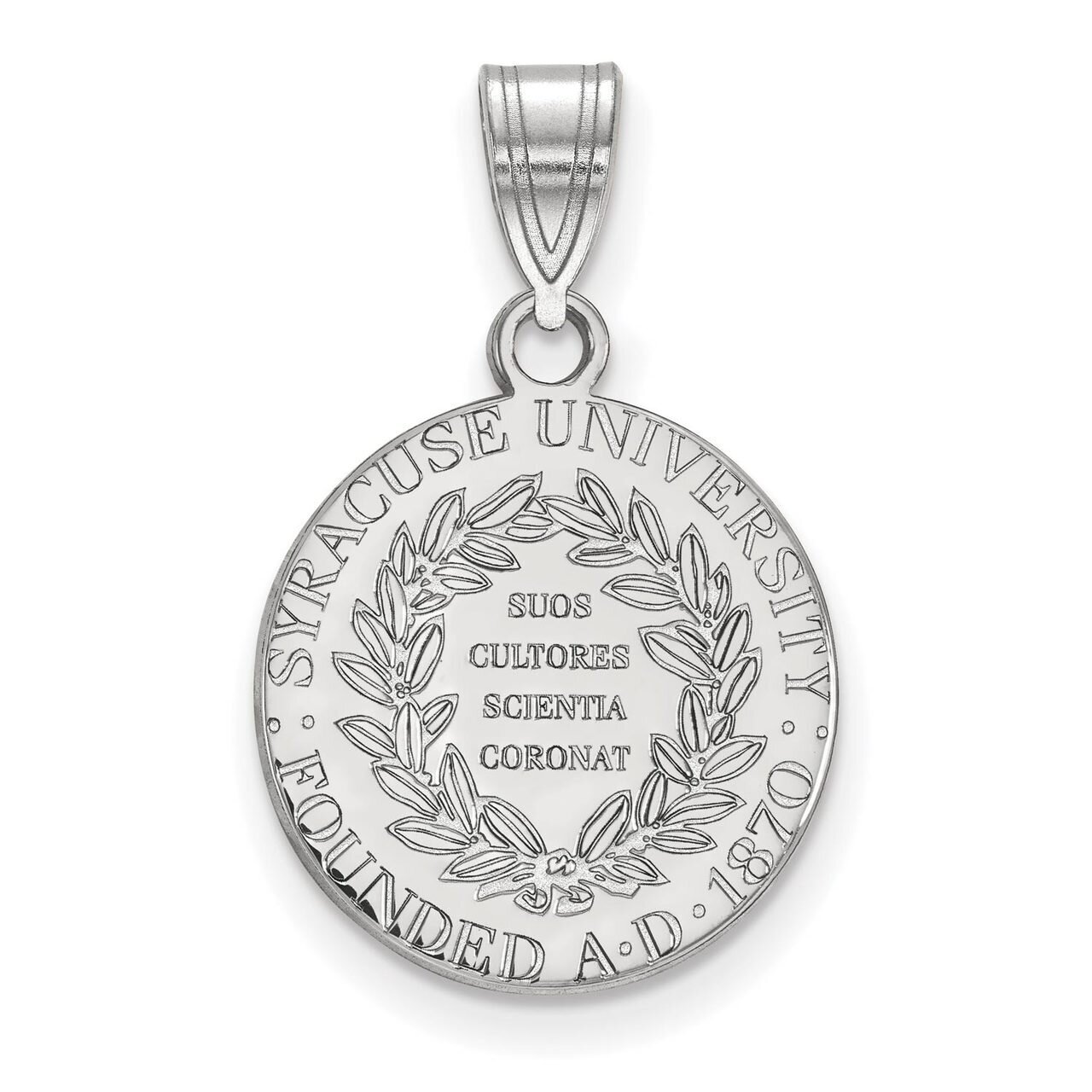 Syracuse University Medium Crest Pendant Sterling Silver SS038SYU, MPN: SS038SYU, 886774698977