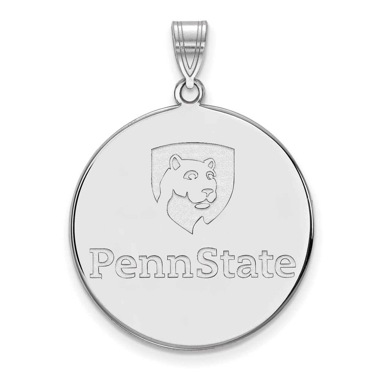 Penn State University x-Large Disc Pendant Sterling Silver SS040PSU