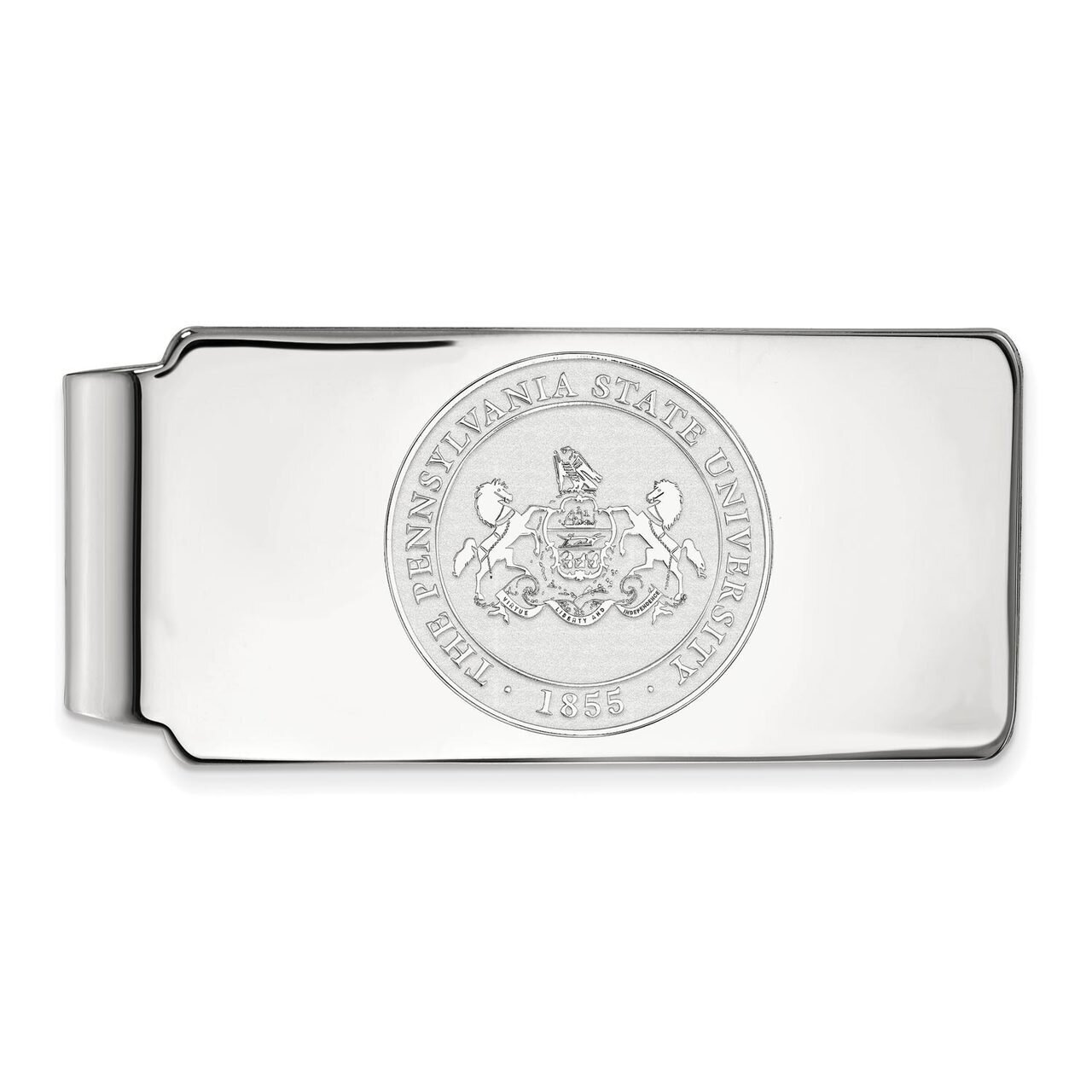 Penn State University Money Clip Crest Sterling Silver SS046PSU