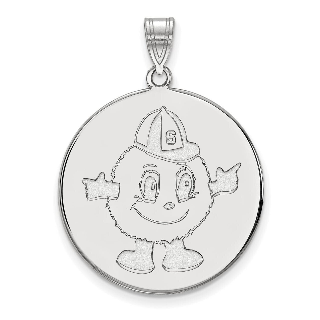Syracuse University x-Large Disc Pendant Sterling Silver SS046SYU, MPN: SS046SYU, 886774699127