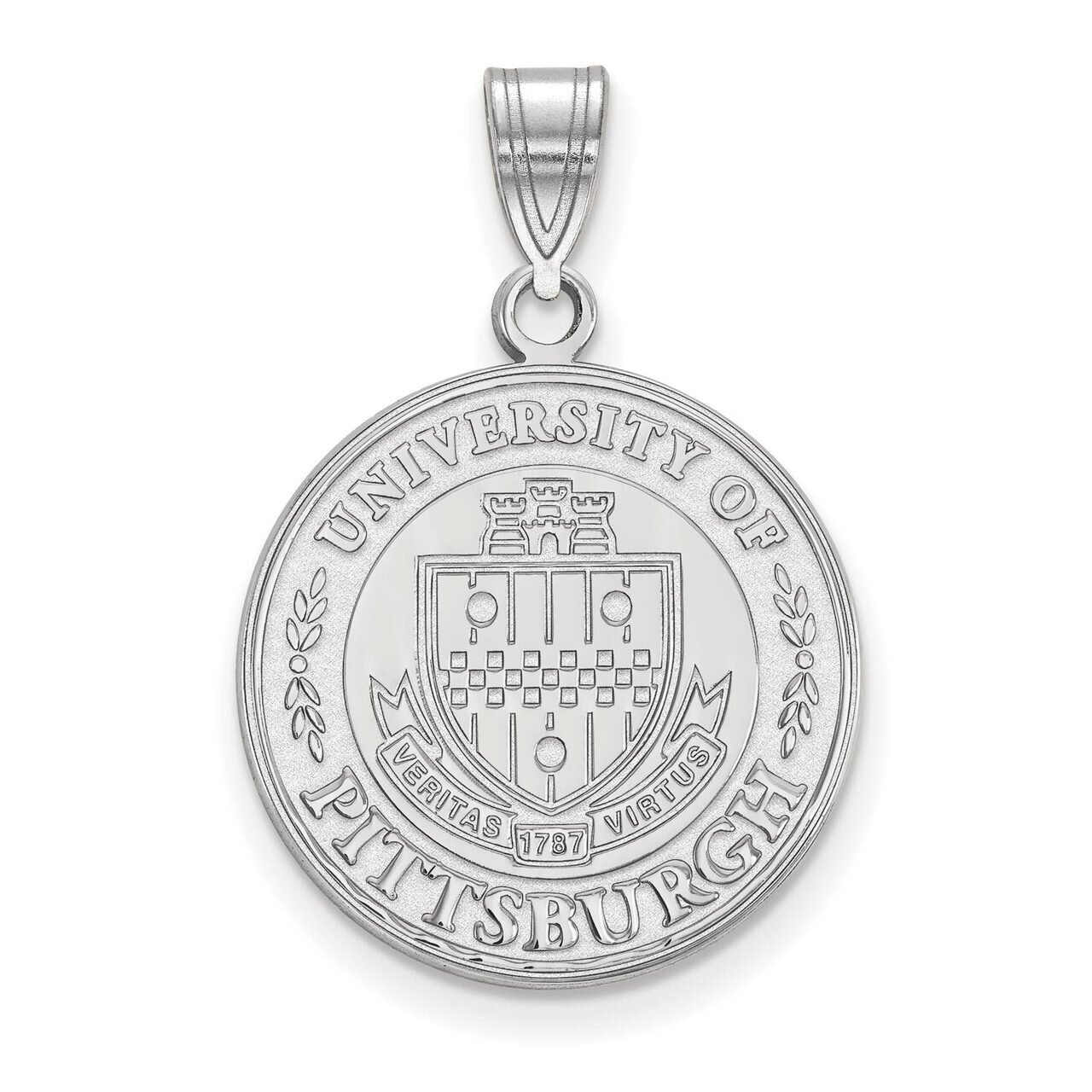 University of Pittsburgh Large Crest Pendant Sterling Silver SS046UPI, MPN: SS046UPI, 886774715346
