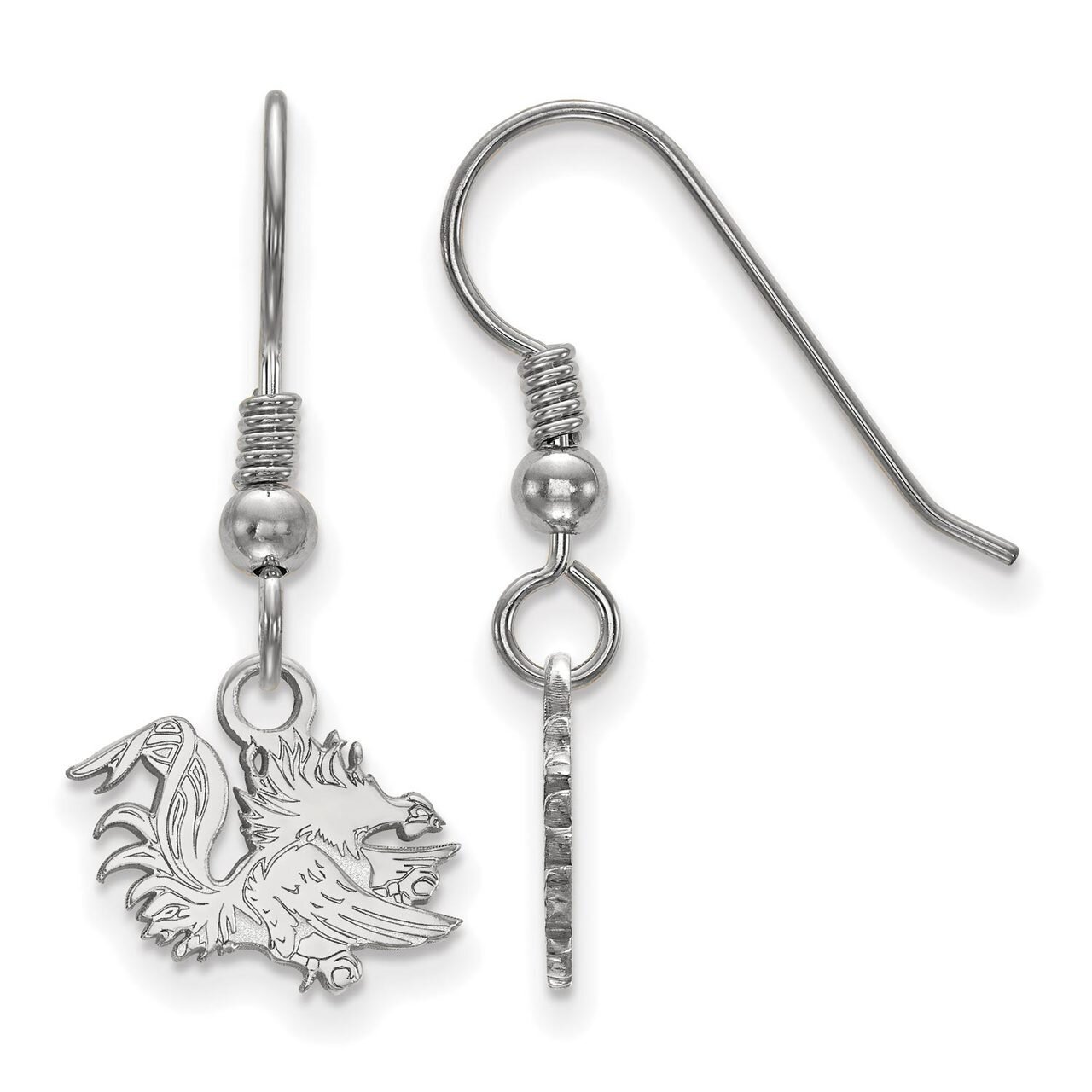 University of South Carolina x-Small Dangle Earring Wire Sterling Silver SS047USO, MPN: SS047USO, 8…
