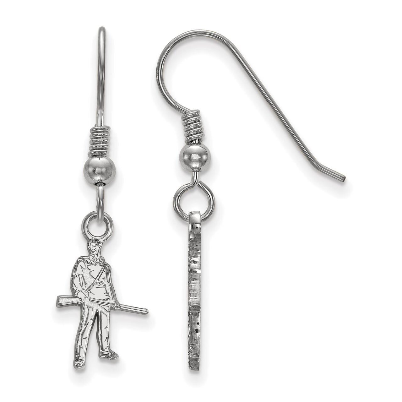 West Virginia University x-Small Dangle Earring Wire Sterling Silver SS047WVU, MPN: SS047WVU, 88677…