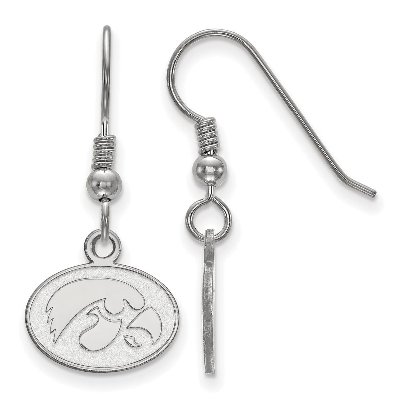 University of Iowa x-Small Dangle Earring Wire Sterling Silver SS048UIA, MPN: SS048UIA, 886774724225