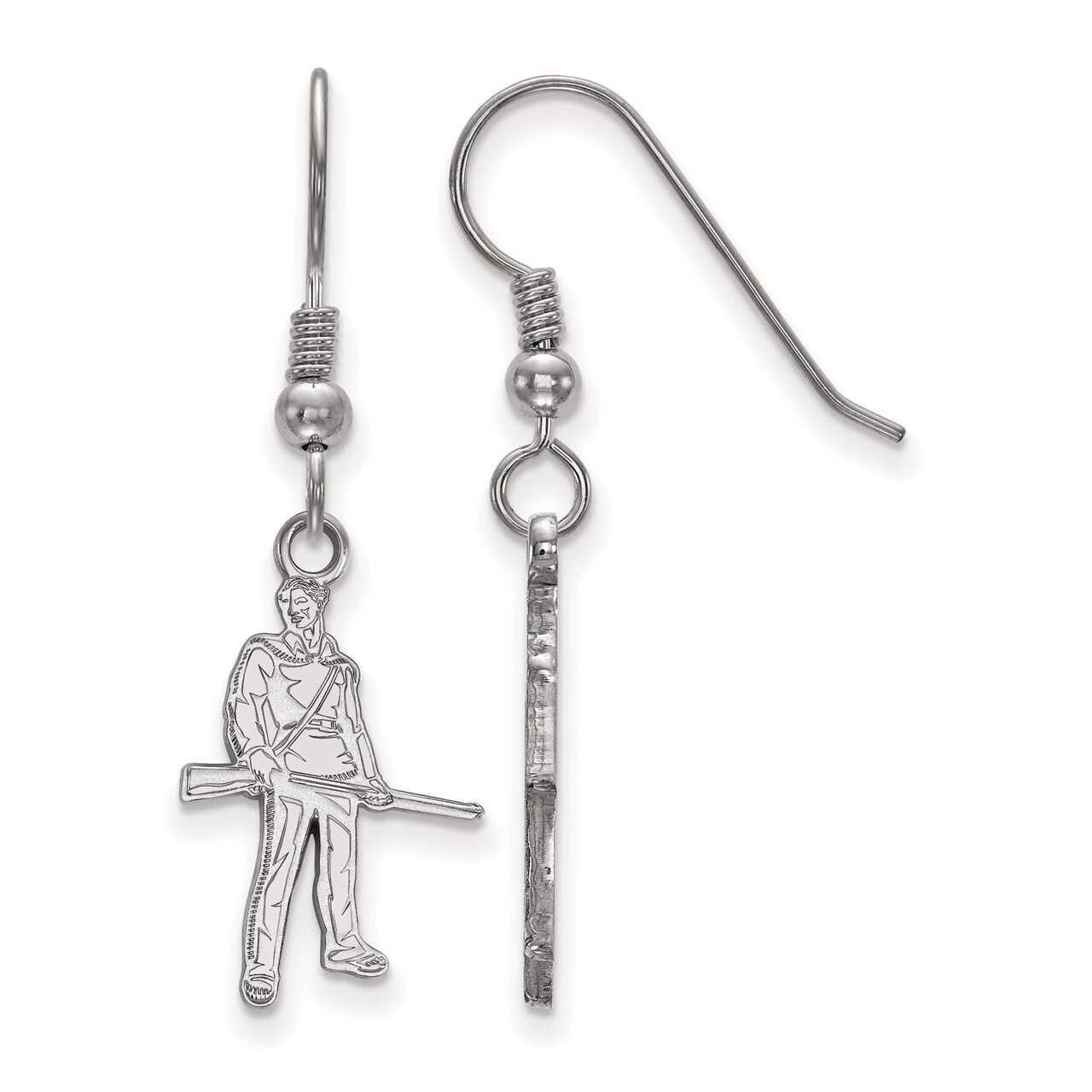 West Virginia University Small Dangle Earring Wire Sterling Silver SS048WVU, MPN: SS048WVU, 8867747…