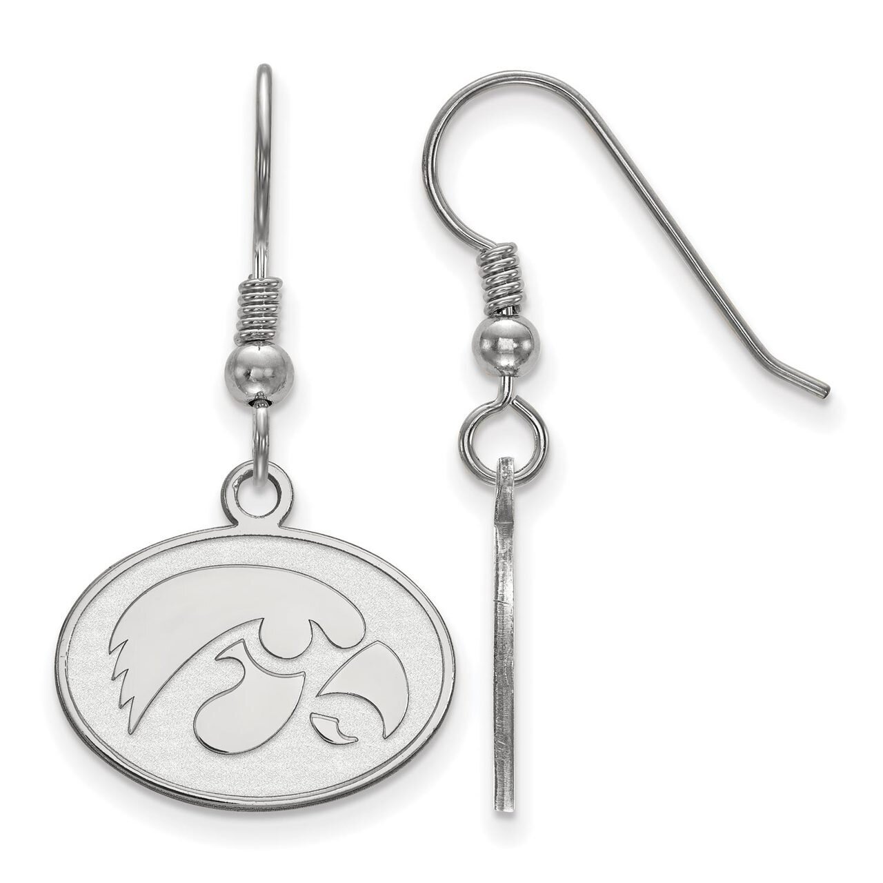 University of Iowa Small Dangle Earring Wire Sterling Silver SS049UIA, MPN: SS049UIA, 886774725123