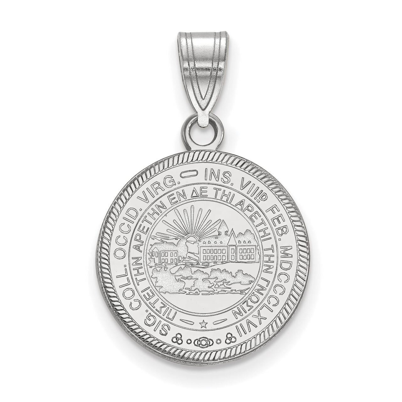 West Virginia University Medium Crest Pendant Sterling Silver SS049WVU, MPN: SS049WVU, 886774722108