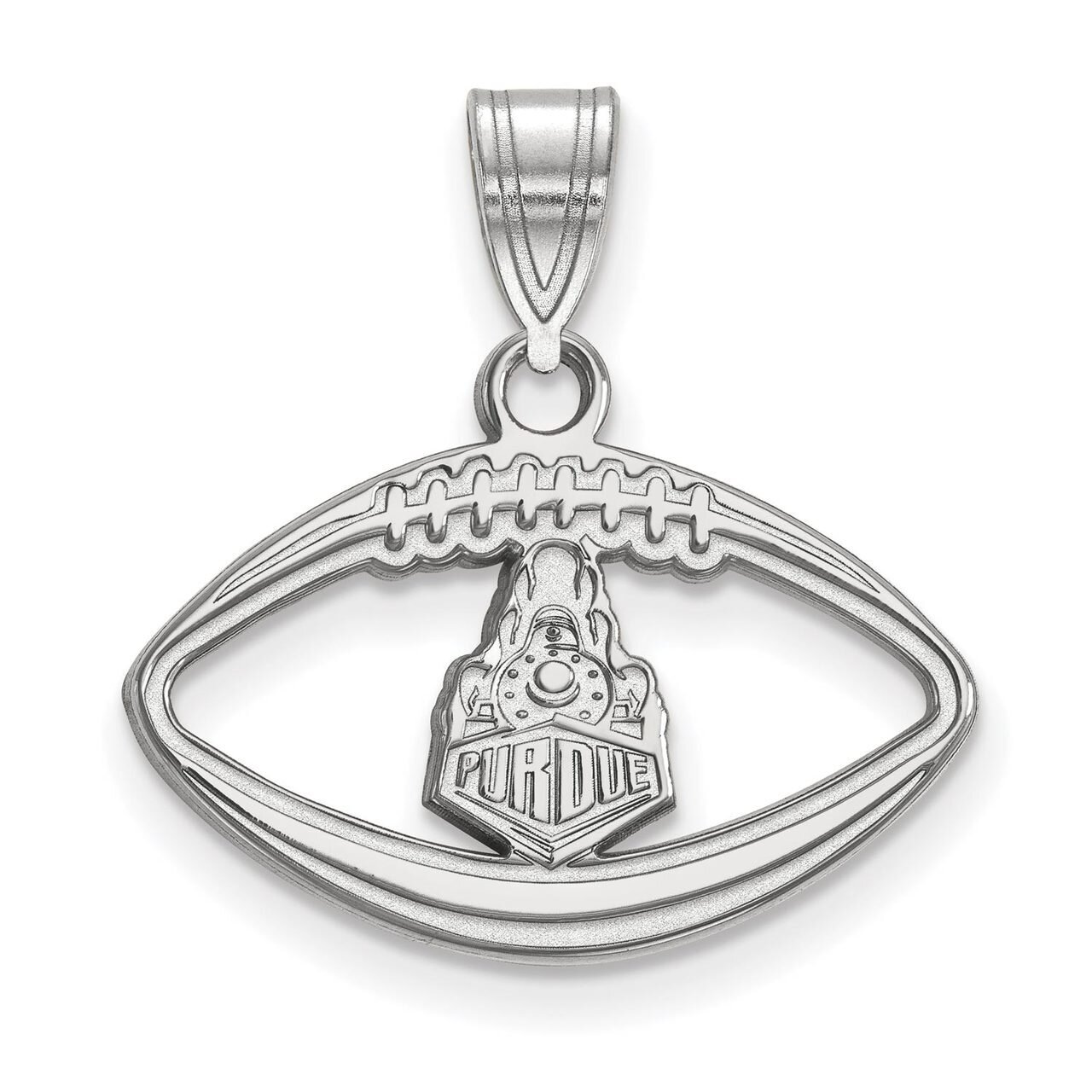 Purdue Pendant in Football Sterling Silver SS053PU, MPN: SS053PU, 886774696058