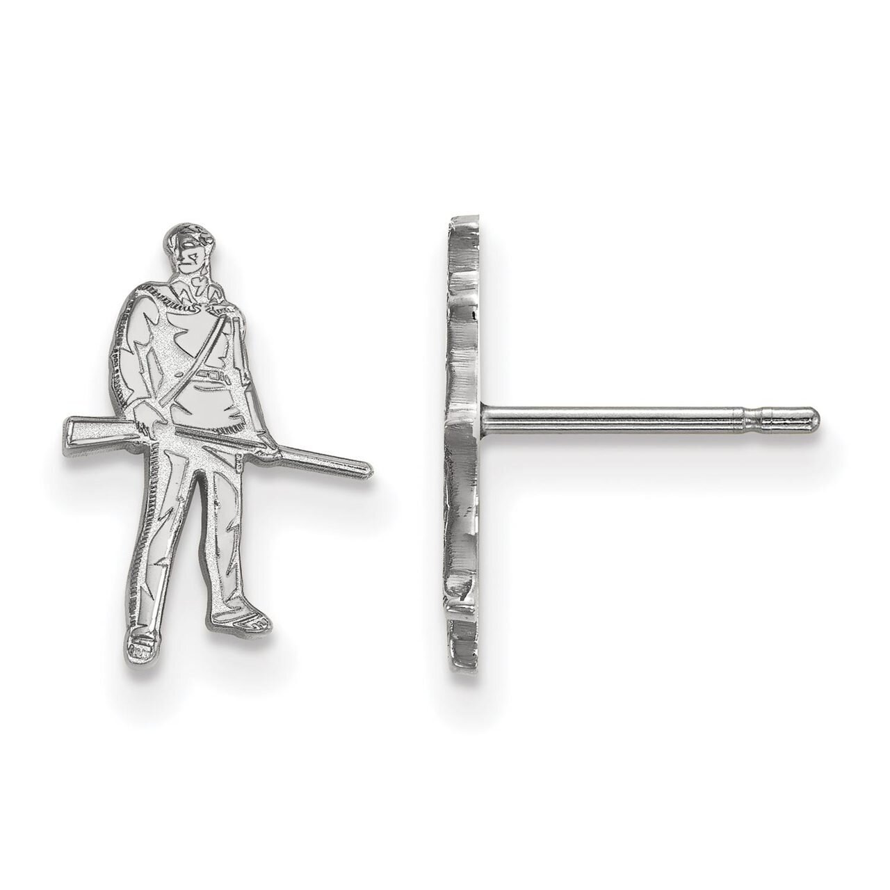 West Virginia University x-Small Post Earring Sterling Silver SS055WVU, MPN: SS055WVU, 886774722009