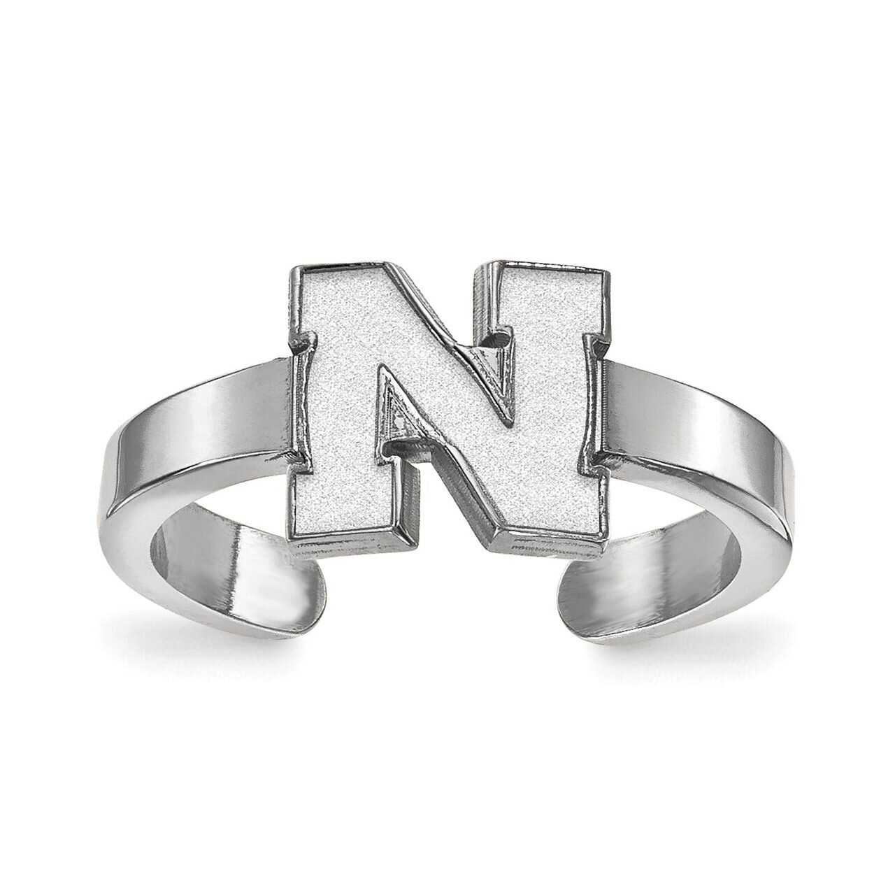 University of Nebraska Toe Ring Sterling Silver SS056UNE, MPN: SS056UNE, 886774713014