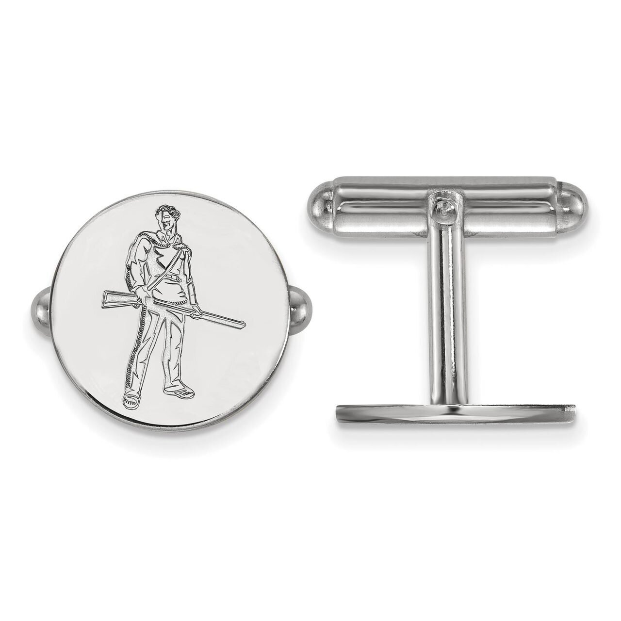 West Virginia University Cufflinks Sterling Silver SS056WVU, MPN: SS056WVU, 886774722344