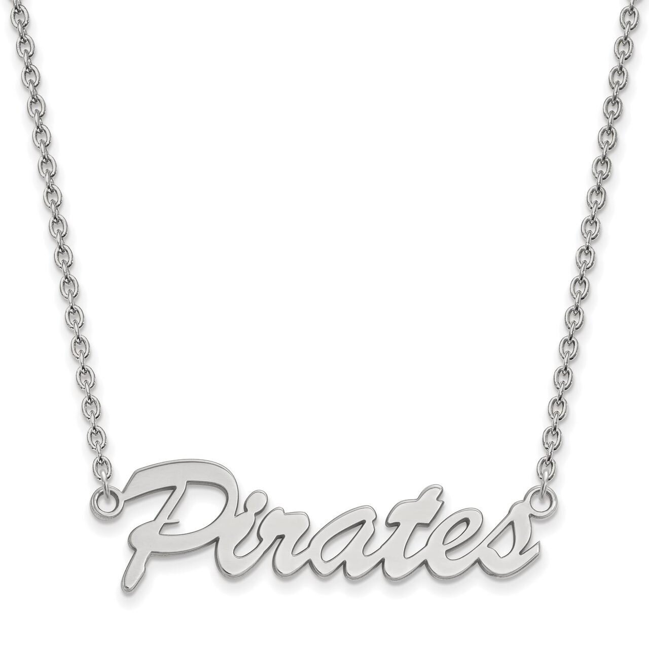 East Carolina University Medium Pendant with Chain Necklace Sterling Silver SS057ECU-18, MPN: SS057…