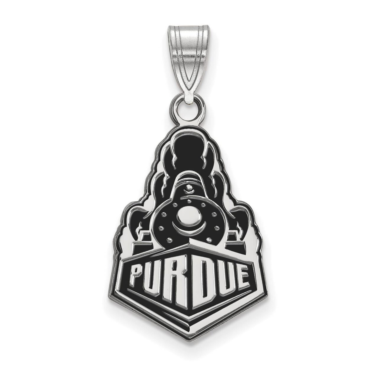 Purdue Large Enamel Pendant Sterling Silver SS060PU, MPN: SS060PU, 886774696546