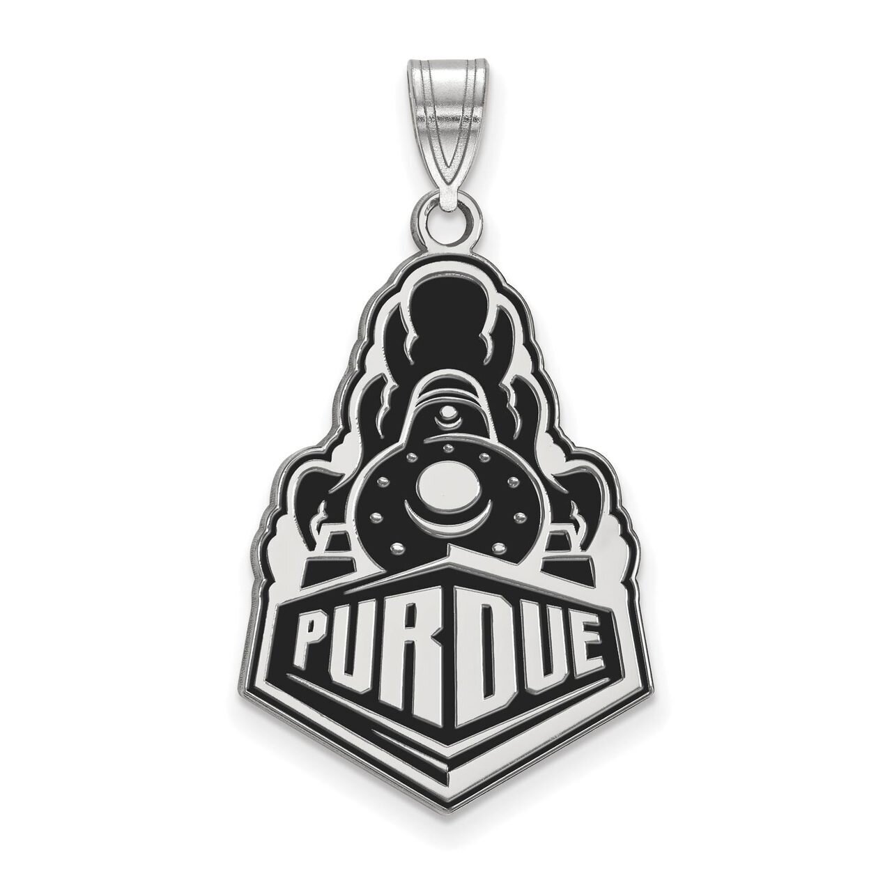 Purdue x-Large Enamel Pendant Sterling Silver SS061PU, MPN: SS061PU, 886774696706