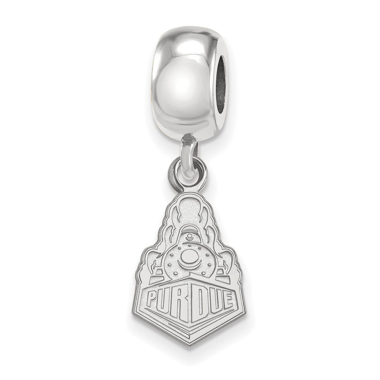 Purdue Bead Charm Small Dangle Sterling Silver SS062PU