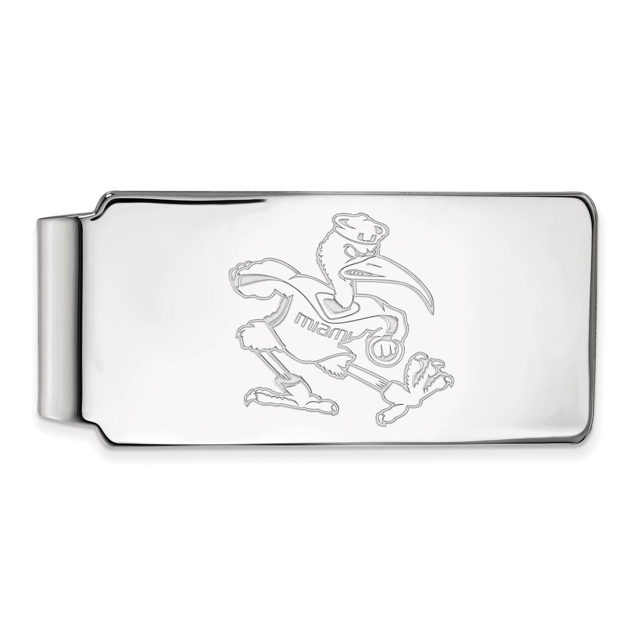 University of Miami Money Clip Sterling Silver SS063UMF, MPN: SS063UMF, 886774711492