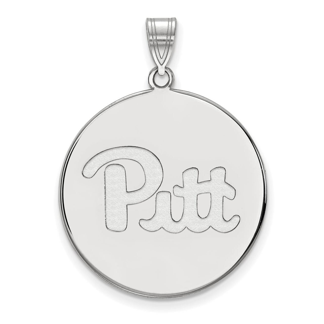 University of Pittsburgh x-Large Disc Pendant Sterling Silver SS063UPI