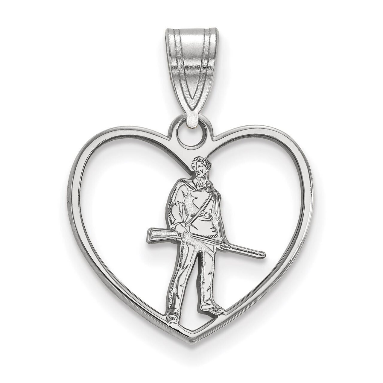 West Virginia University in Heart Pendant Sterling Silver SS064WVU, MPN: SS064WVU, 886774721903