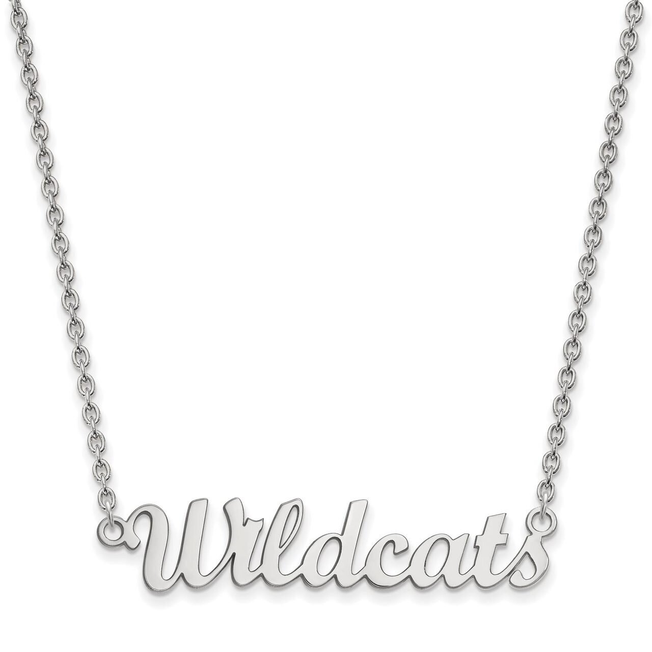Kansas State University Medium Pendant with Chain Necklace Sterling Silver SS065KSU-18, MPN: SS065K…