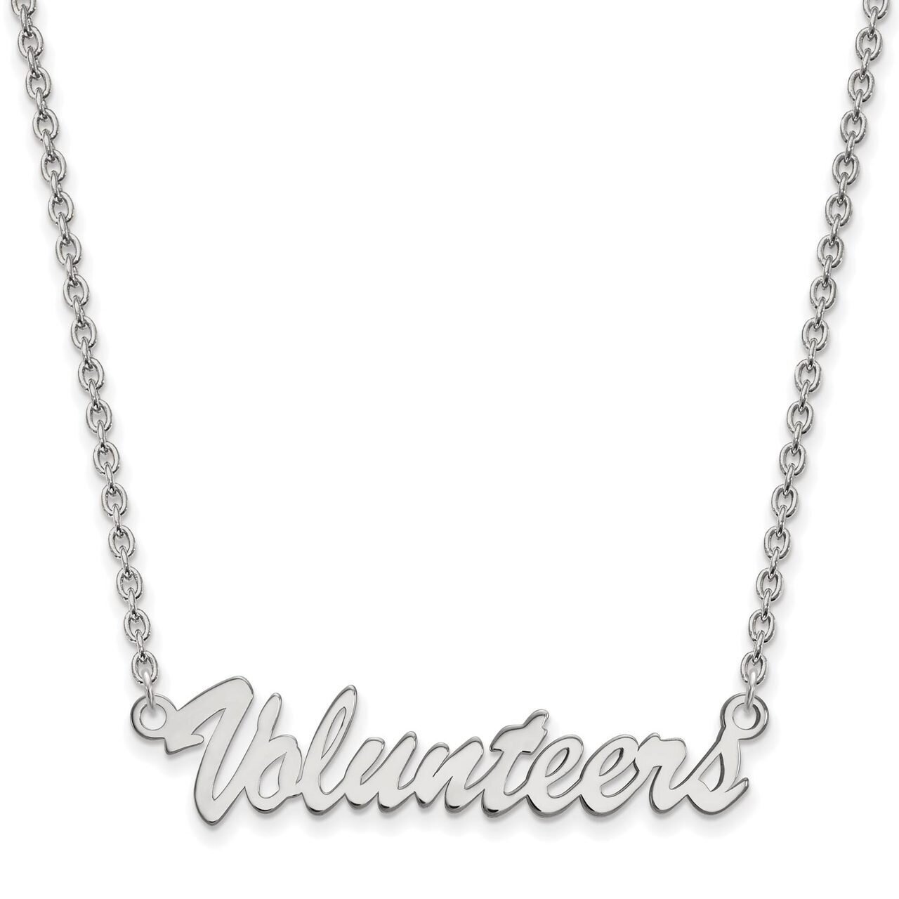 University of Tennessee Medium Pendant with Chain Necklace Sterling Silver SS075UTN-18, MPN: SS075U…