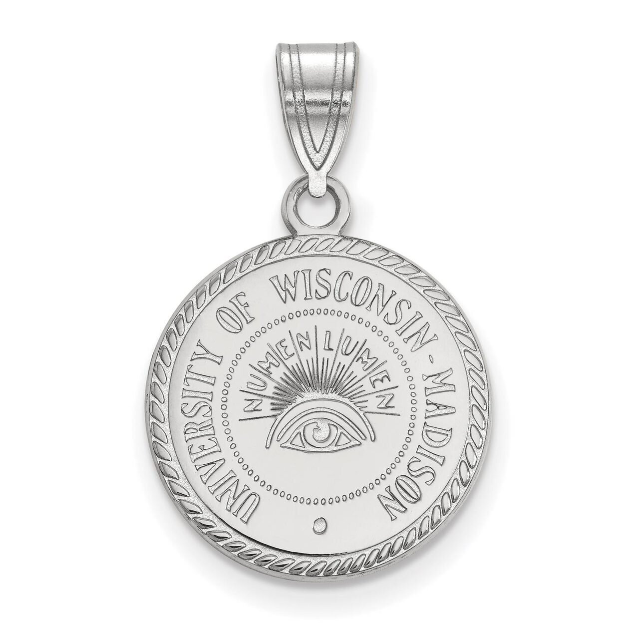 University of Wisconsin Medium Crest Pendant Sterling Silver SS079UWI, MPN: SS079UWI, 886774724898