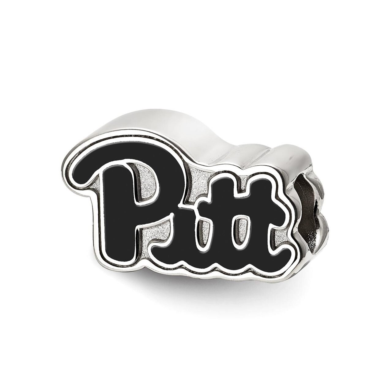 University of Pittsburgh Pitt Script Enameled Logo Bead Sterling Silver SS500UPI, MPN: SS500UPI, 81…