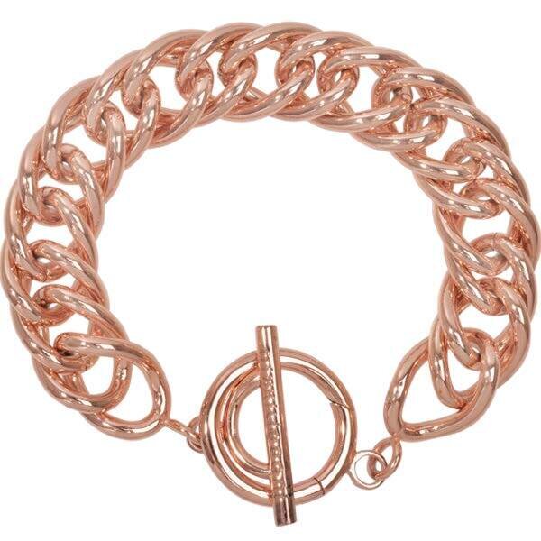 Nikki Lissoni Bracelet Rose Gold-Plated 17cm 6.7 inch BRP03RG17, MPN: BRP03RG17, 8718627466711
