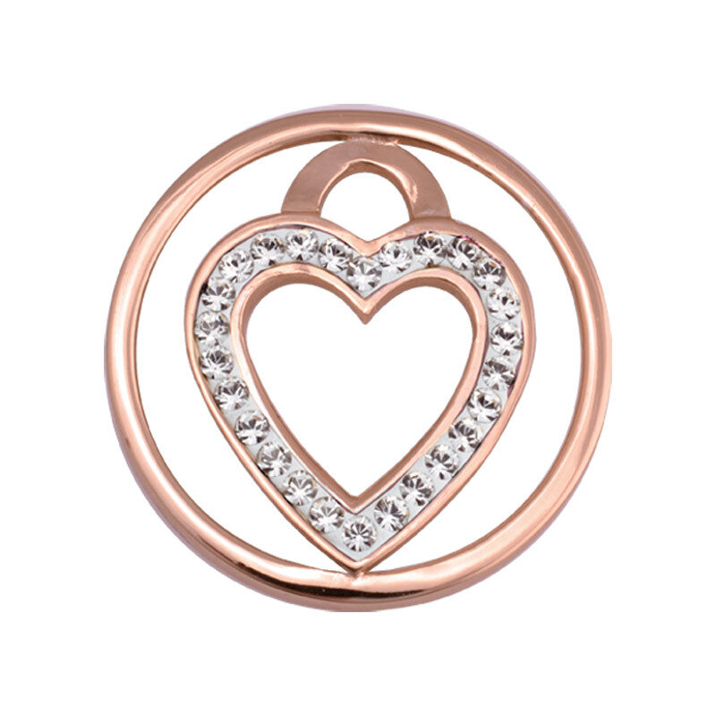 Nikki Lissoni Love Keeper Rose Gold-Plated 23mm Coin C1039RGS03