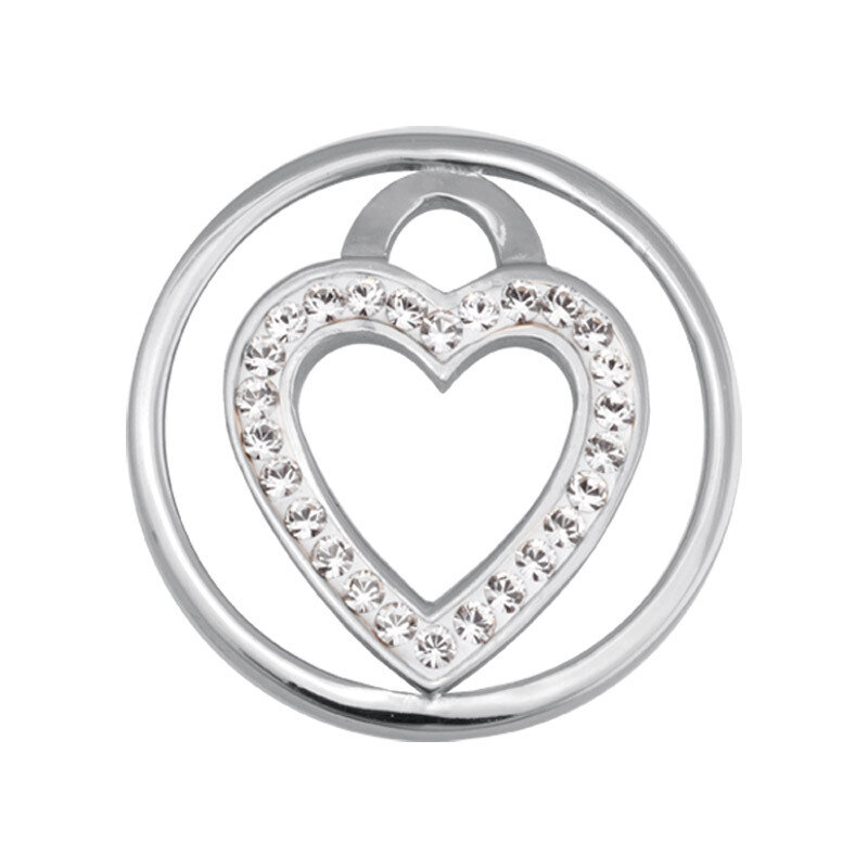 Nikki Lissoni Love Keeper Silver-Plated 23mm Coin C1039SS03