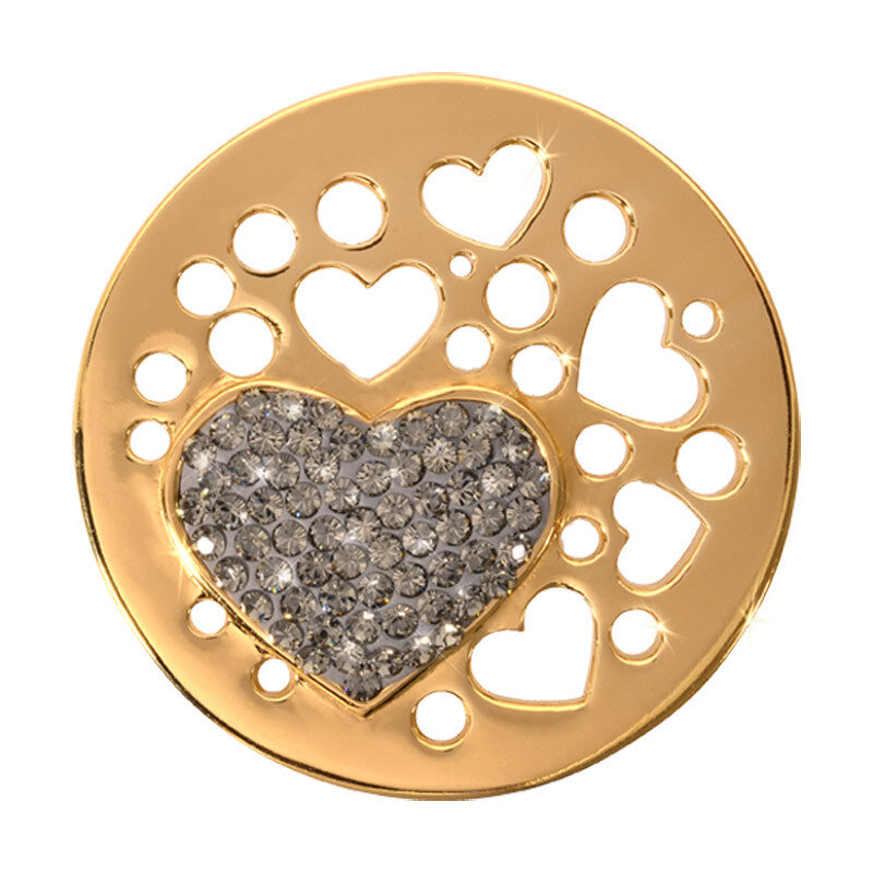 Nikki Lissoni Catch My Heart Gold-Plated 33mm Coin C1128GM