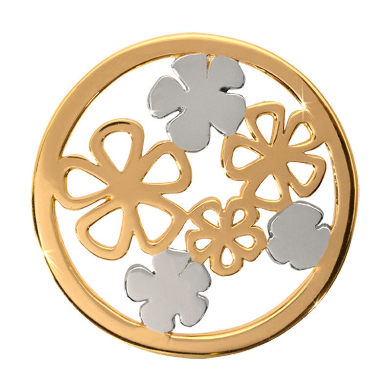Nikki Lissoni Lovely Daisies Gold/Silver-Plated 33mm Coin C1130GM