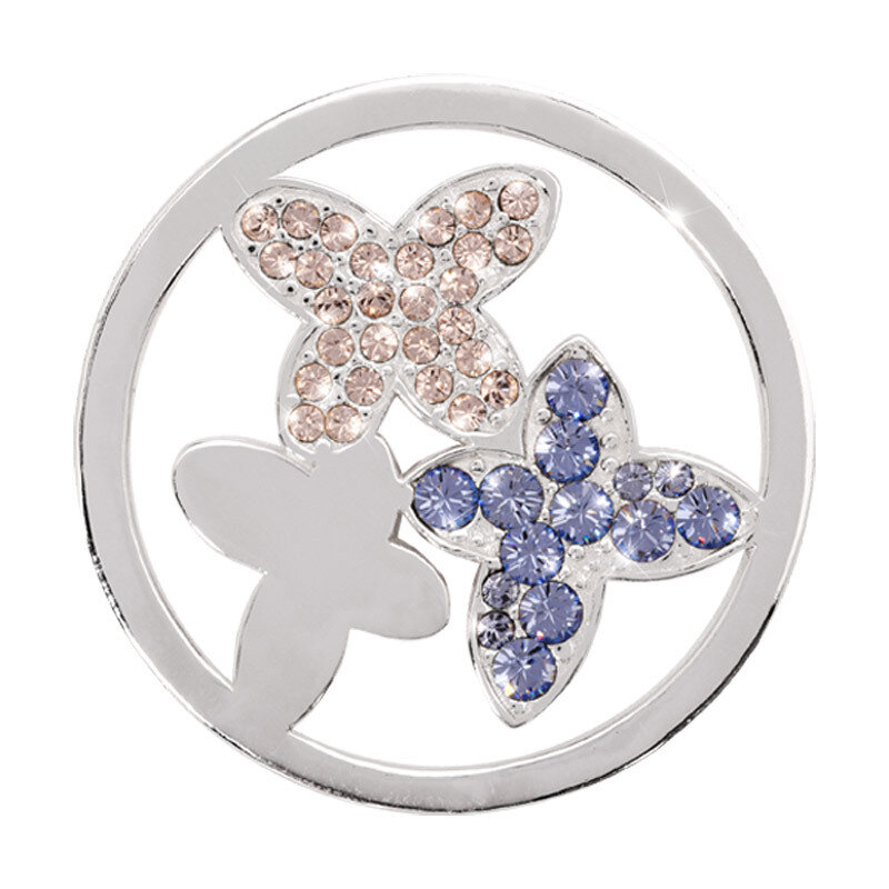 Nikki Lissoni As Pure As A Butterfly Can Be Silver-Plated 33mm Coin C1150SM