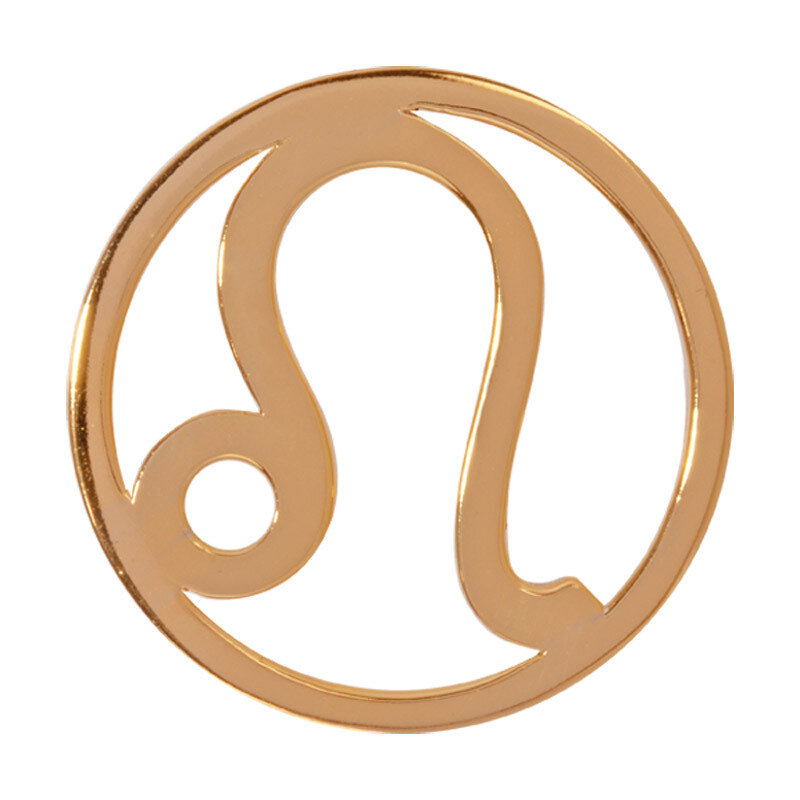 Nikki Lissoni Leo Gold-Plated 33mm Coin C119207GM, MPN: C119207GM, 8718627465233