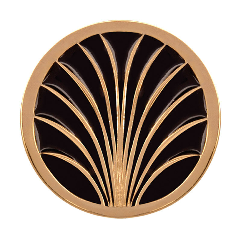 Nikki Lissoni Gold Leaves Gold-Plated 33mm Coin C1209GM